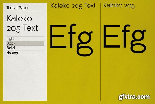 Kaleko 205 Text Font Family