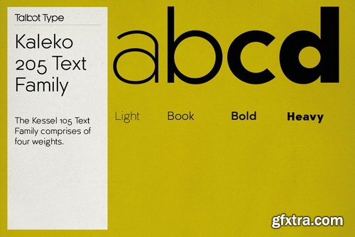 Kaleko 205 Text Font Family