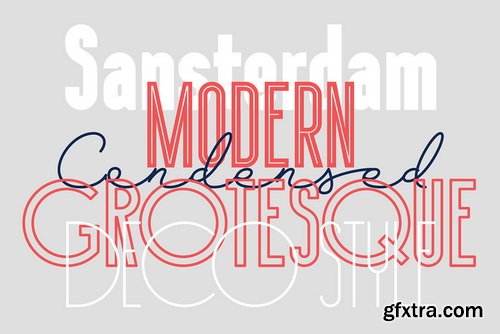 Sansterdam Font Family