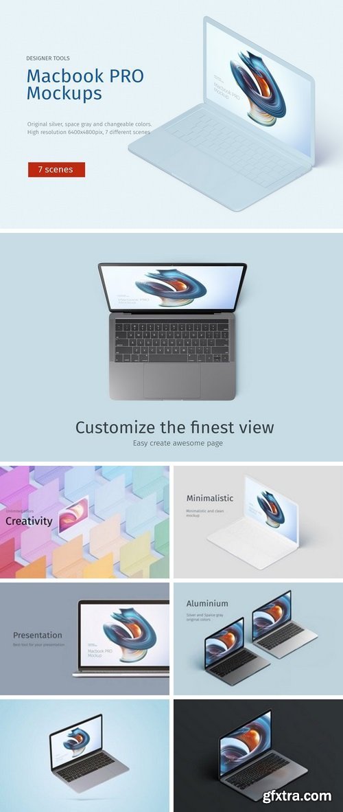 CM - Macbook PRO creative mockup 2852065