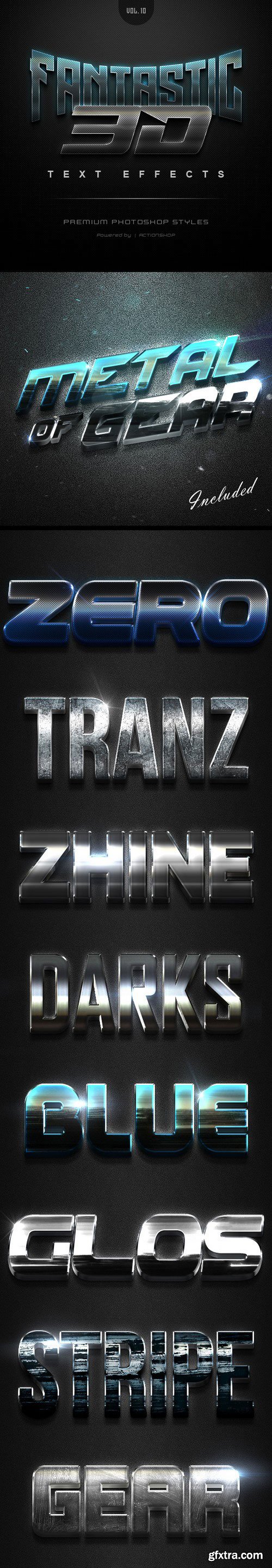 Graphicriver - Fantastic 3D Text Effects Vol.10 21727469