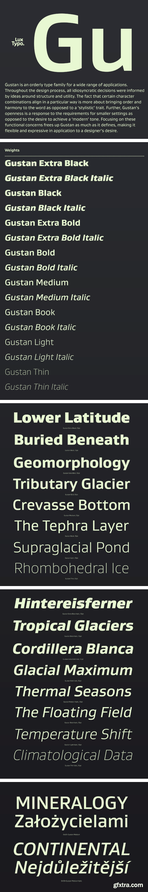 Gustan Font Family