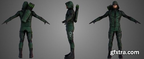 Green Arrow 3D Model