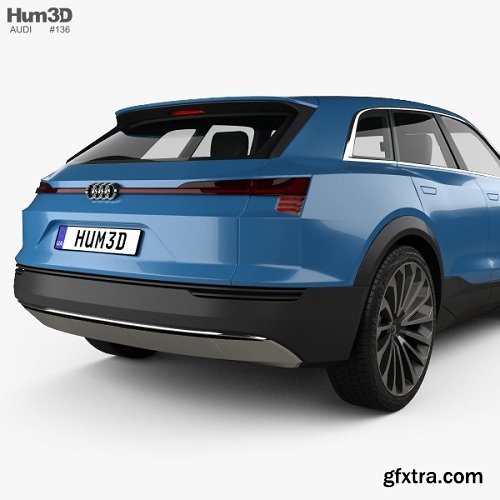 Audi E-tron Quattro 2015 3D Model