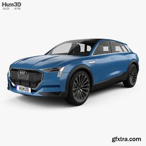 Audi E-tron Quattro 2015 3D Model