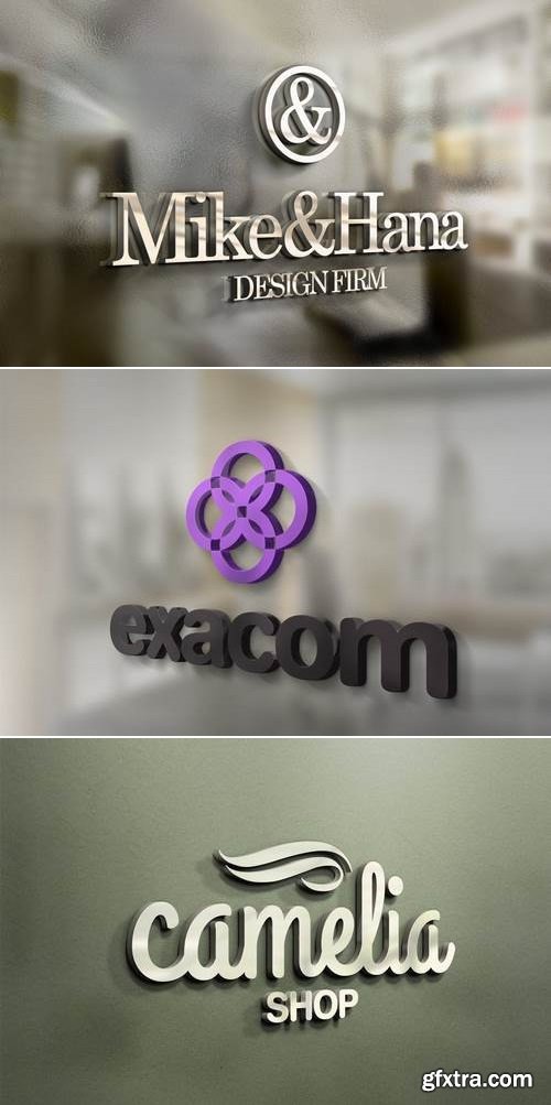 3D Logo / Sign Mock-ups