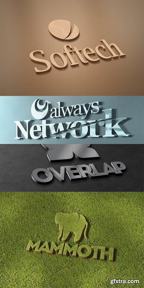 3D Logo Mockups