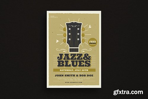 Jazz & Blues Music Flyer