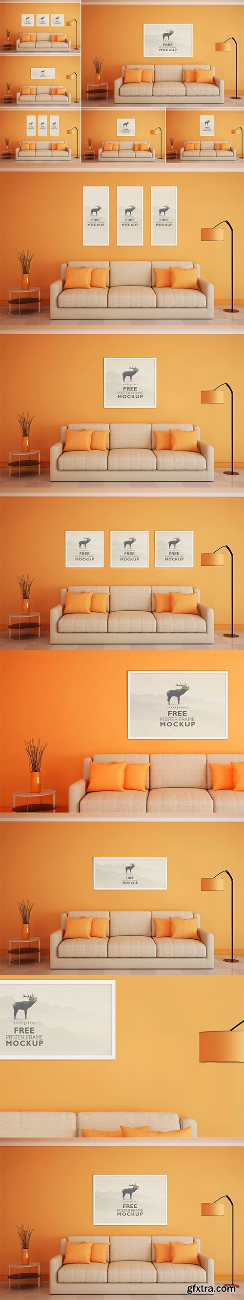 Beautiful Poster Frame Mockups