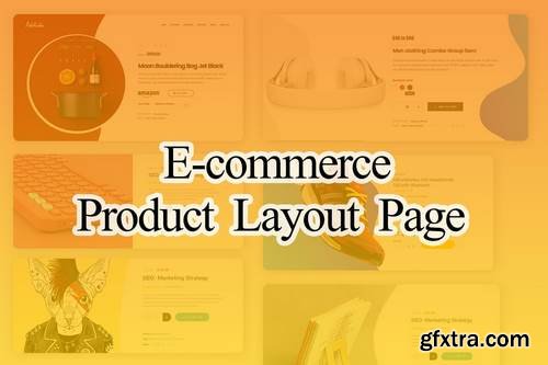 E-commerce Product Layout UI PSD