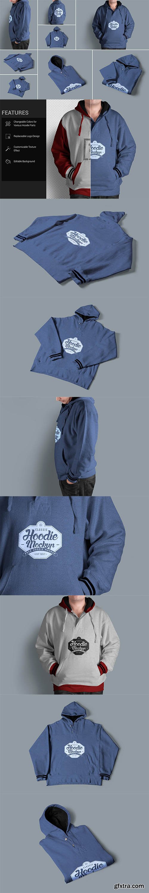 8 Hoodie Mockups