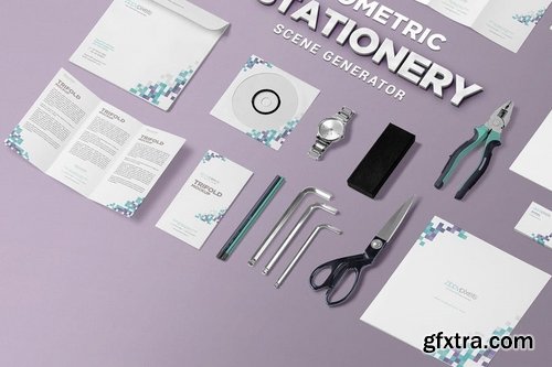 Isometric Stationery Scene Creator