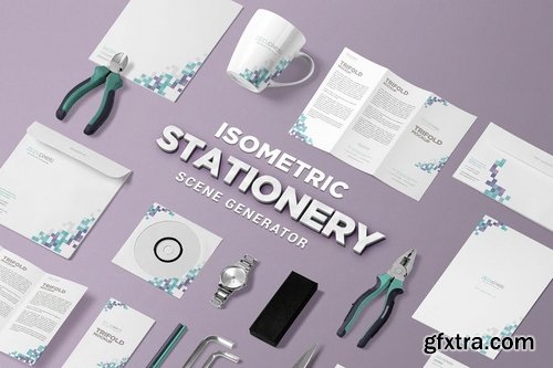 Isometric Stationery Scene Creator