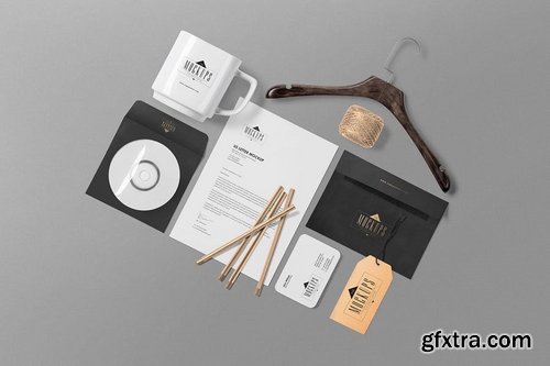 5 Stationery Mockups Scenes