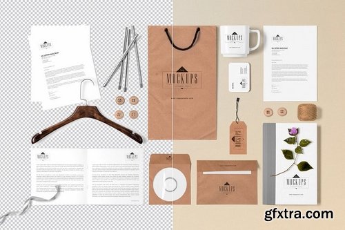 5 Stationery Mockups Scenes