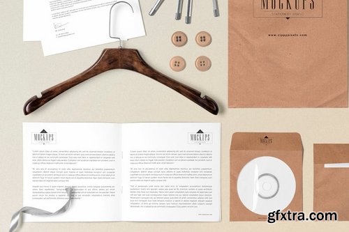 5 Stationery Mockups Scenes