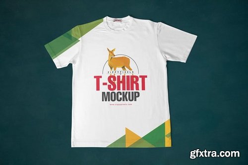 9 Round Neck T-Shirt Mockups