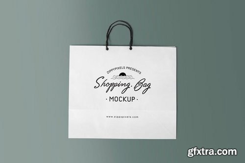 5 Paper Shopping Bag Mockups