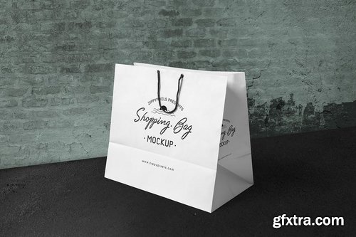 5 Paper Shopping Bag Mockups