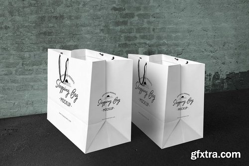 5 Paper Shopping Bag Mockups