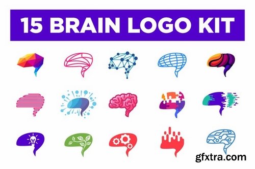 15 Brain Logo Kit