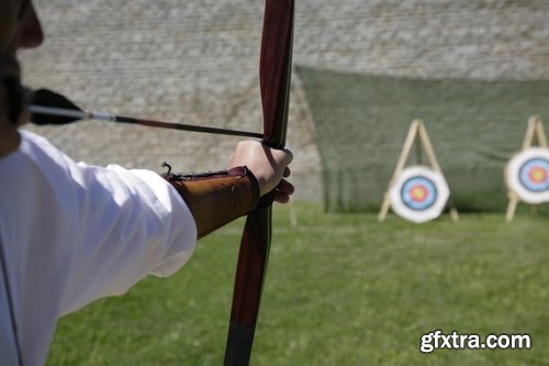 Bow sport goal arrow hit the top ten 25 HQ Jpeg