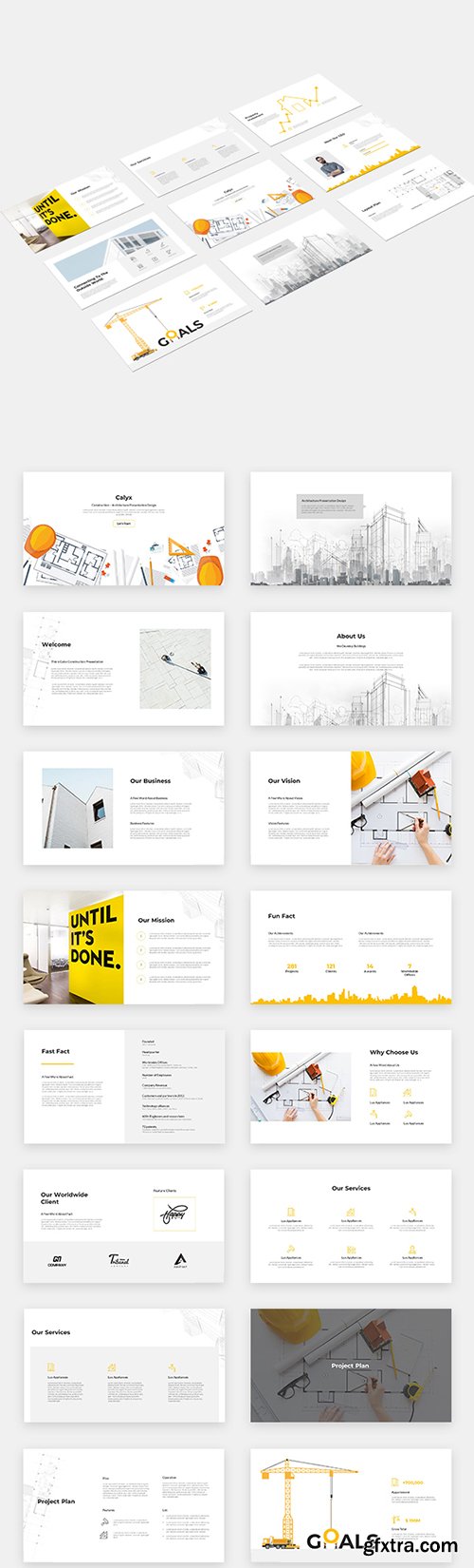 Graphicriver - Calyx Google Slides Template 22446336