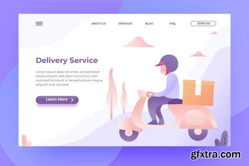 Delivery Service - Landing Page