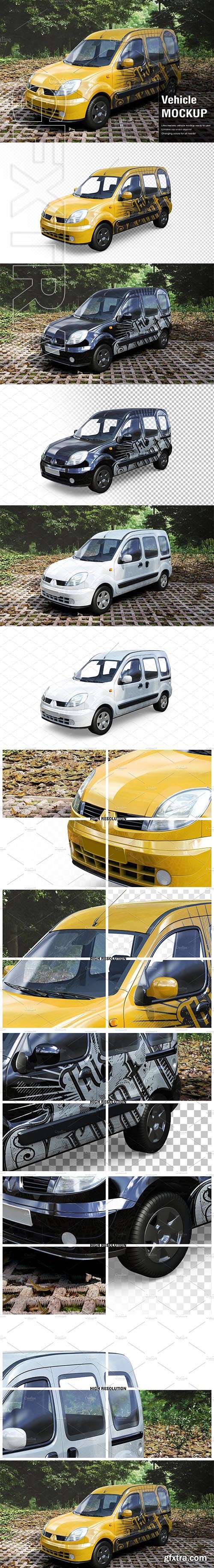 CreativeMarket - Vehicle Mock-up 2674303