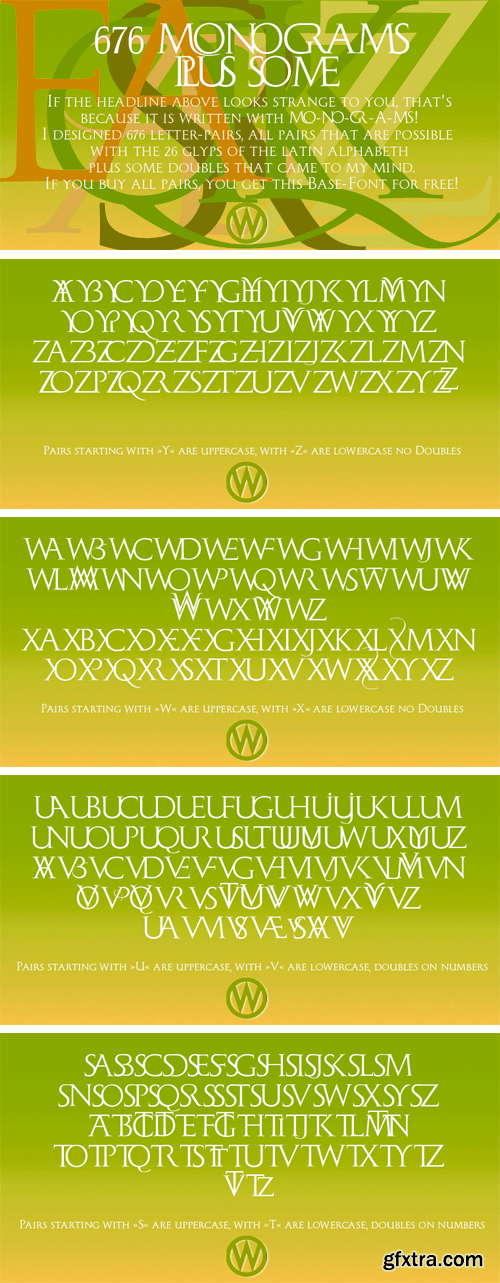 Monogramma Font Family