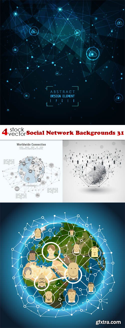 Vectors - Social Network Backgrounds 31