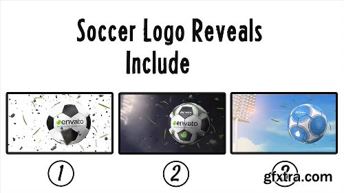 Videohive Soccer Ball Logo Reveals 20715311