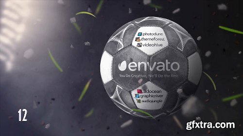 Videohive Soccer Ball Logo Reveals 20715311