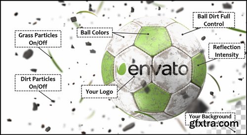 Videohive Soccer Ball Logo Reveals 20715311