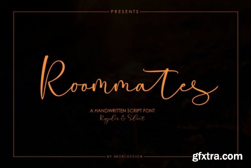 Roommates Script Font Family - 2 Fonts