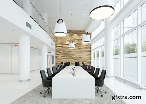 Industrial Conference Room Interior Scene Vol. 3