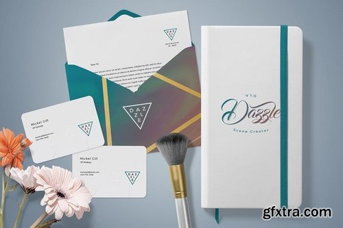 Premium Stationery Mockup Scenes