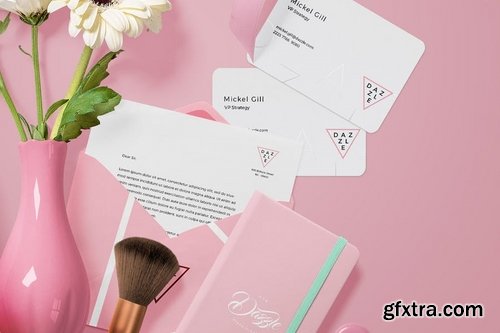 Premium Stationery Mockup Scenes