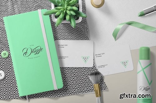 Premium Stationery Mockup Scenes