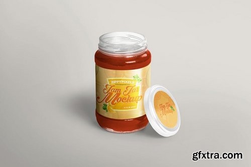 6 Jam Jar Mockups