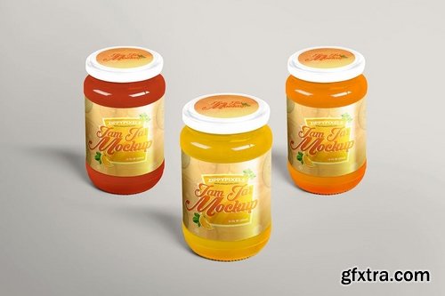 6 Jam Jar Mockups