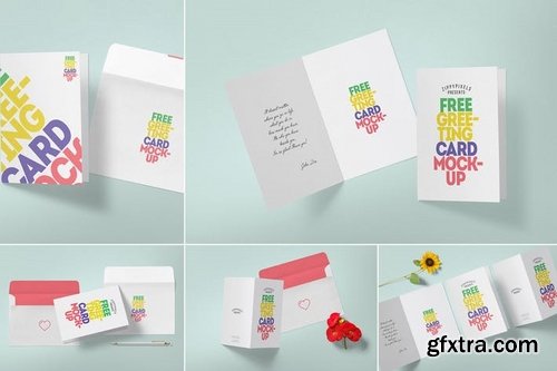 Multipurpose Greeting Card Mockups