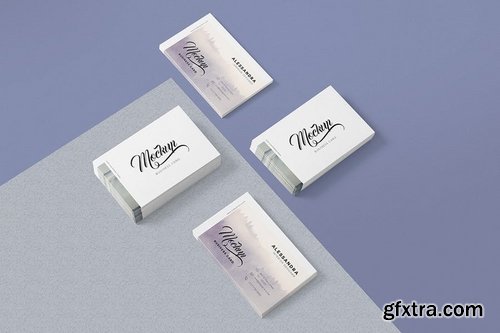 6 Business Card Mock-Ups