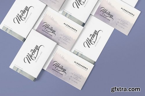 6 Business Card Mock-Ups