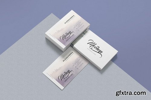 6 Business Card Mock-Ups