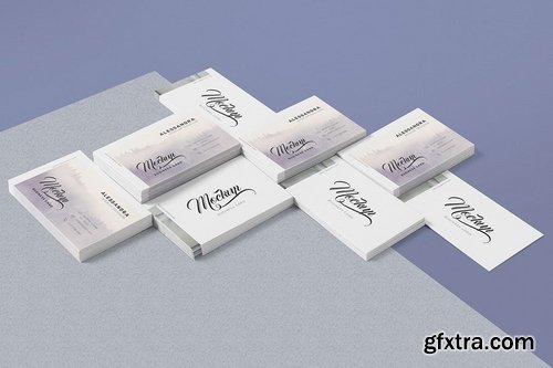 6 Business Card Mock-Ups