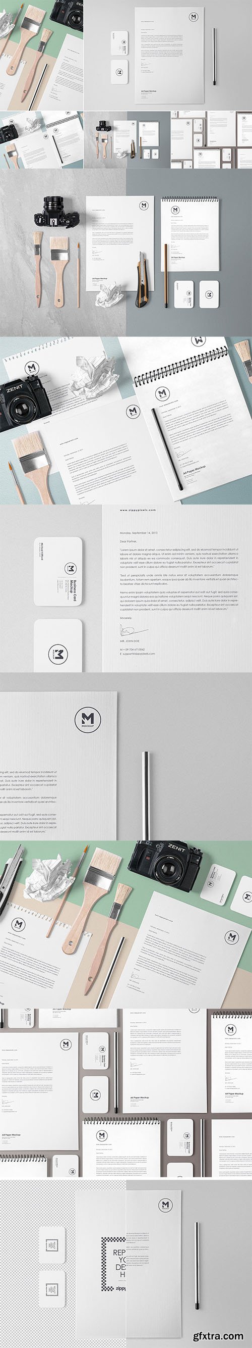 5 Stunning Stationery Mockups Set