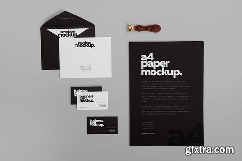 7 Stationery Design Mockups