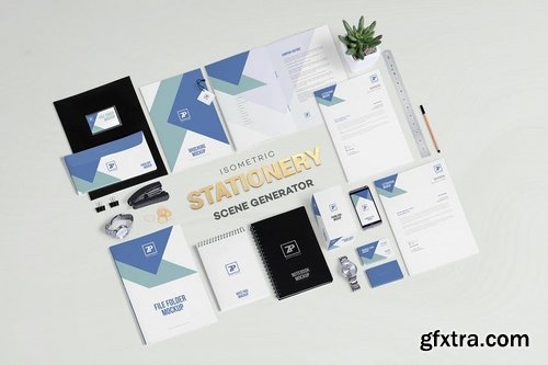 8 Stationery Mockup Scenes