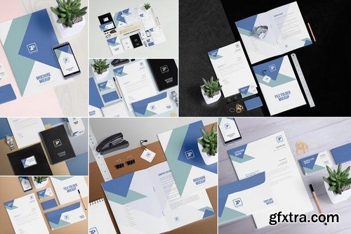 8 Stationery Mockup Scenes